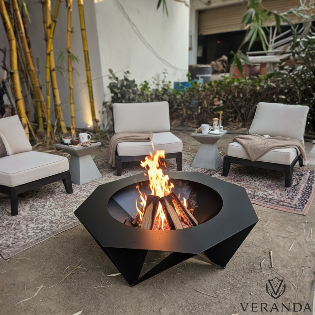Diamond Frame Fire Pit