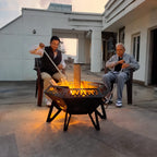 Flame Cut Diamond Fire Pit