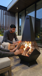 Honeycomb Chiminea Fire Pit