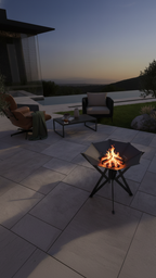 Tri-cross Fire Pit