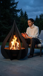 Flowerbud Fire Pit