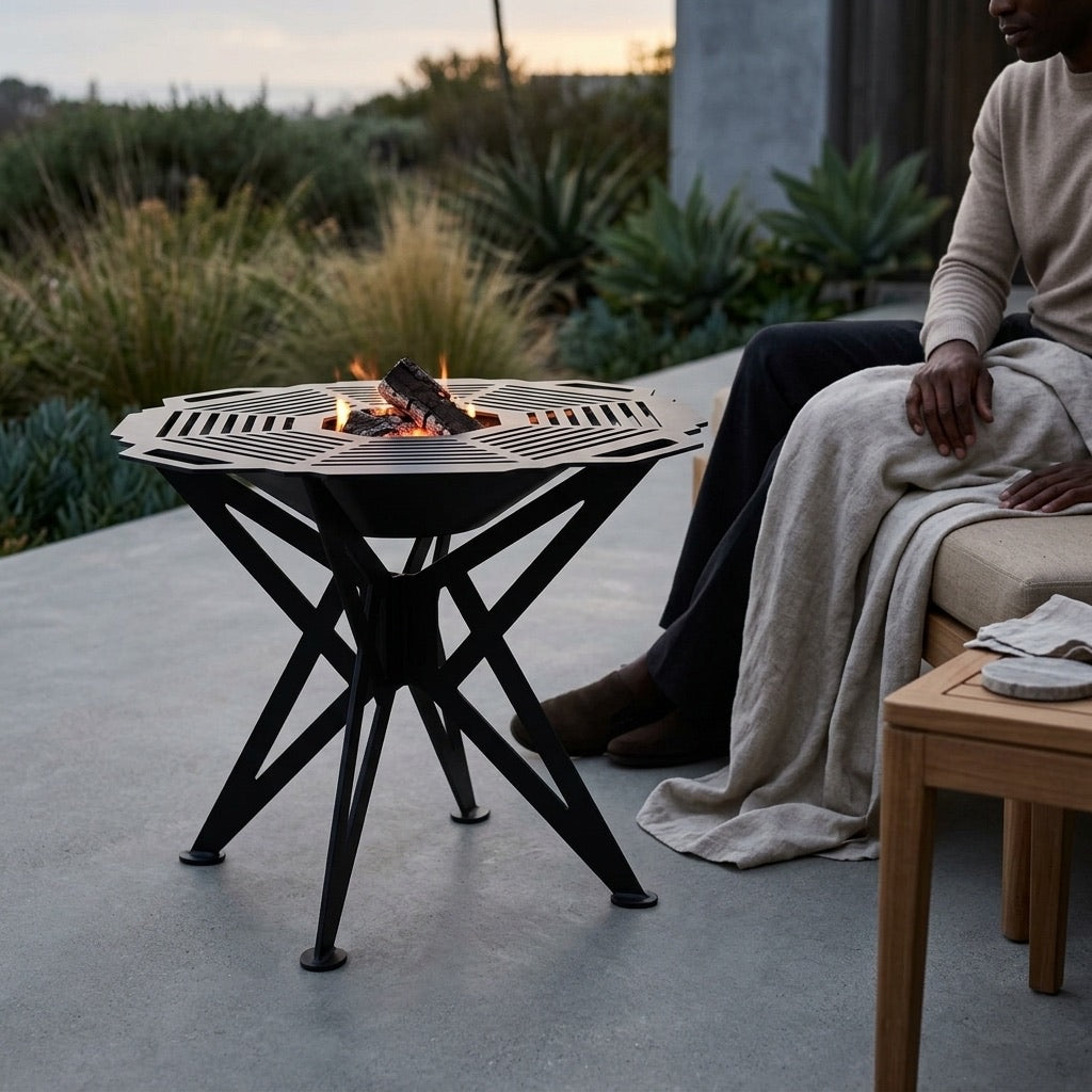 Tri-cross Fire Pit