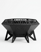 Flame Cut Diamond Fire Pit