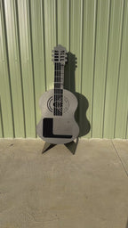 Black Guitar Fire Pit